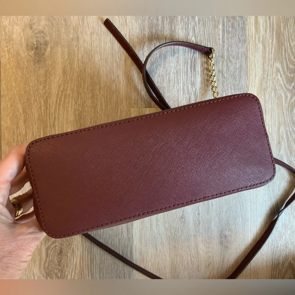 Michael Kors Red Jetset Travel Dome Crossbody bag